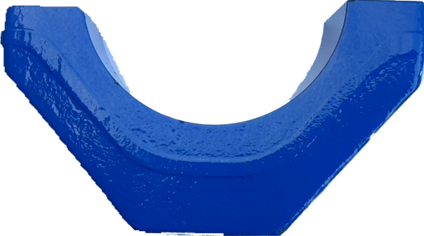 Halbflansch / Klemme für optimierte Schüttelplatte / Schnellentriegelung für BRAUD / NEW HOLLAND Traubenvollernter 48086021 _5